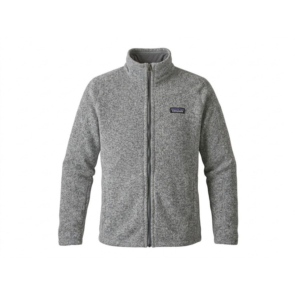Patagonia Better Sweater Womens Large Heather Gray Full Zip Fleece Jacket Warm